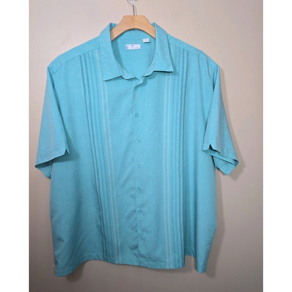 Cafe Luna Mens 3XL Camp Shirt Lightweight
